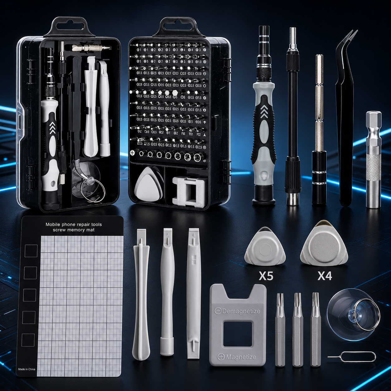 Kit di Riparazione di Precisione Pro 115-in-1